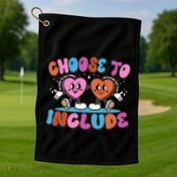 Retro Choose To Include Golf Towel thumb 1