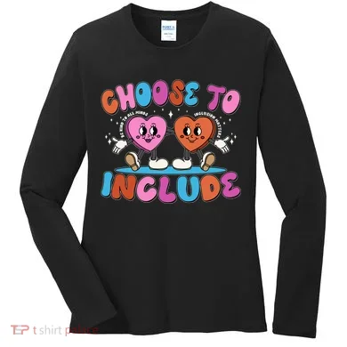 Retro Choose To Include Women's Long Sleeve Shirt
