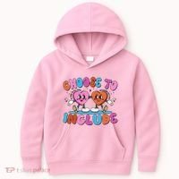 Retro Choose To Include Kids Hoodie thumb 0