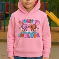 Retro Choose To Include Kids Hoodie thumb 2