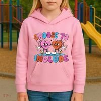 Retro Choose To Include Kids Hoodie thumb 3