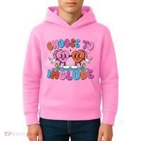Retro Choose To Include Kids Hoodie thumb 4