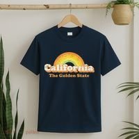 Retro California The Golden State Vintage 70s T-Shirt thumb 2