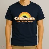 Retro California The Golden State Vintage 70s T-Shirt thumb 3