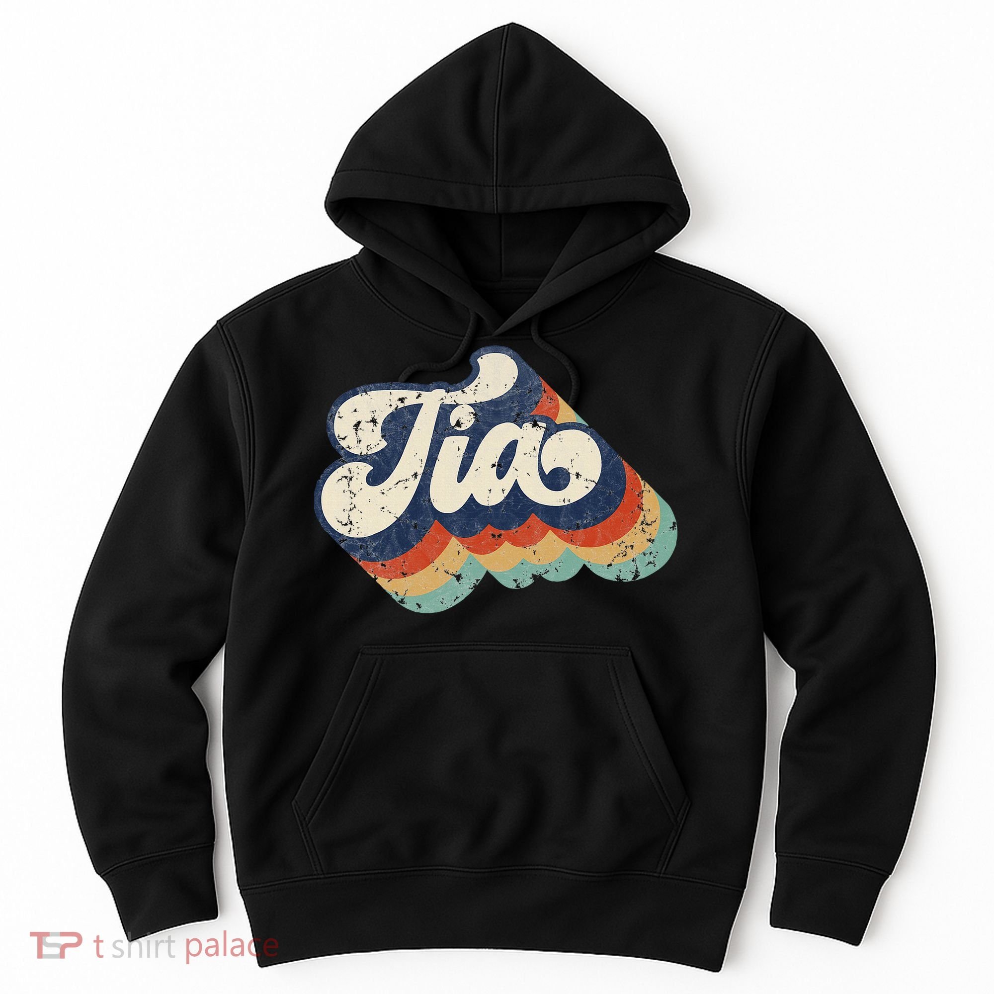 Retro Cute Tia For Auntie Best Tia Ever Aunt Hoodie