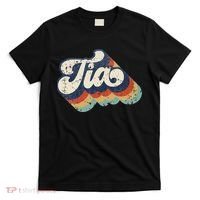 Retro Cute Tia For Auntie Best Tia Ever Aunt T-Shirt thumb 0