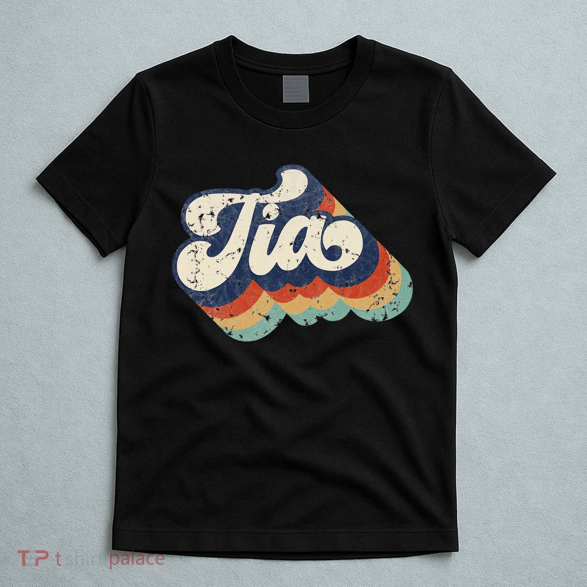 Retro Cute Tia For Auntie Best Tia Ever Aunt T-Shirt
