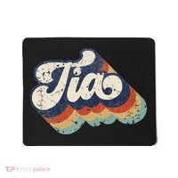 Retro Cute Tia For Auntie Best Tia Ever Aunt Mousepad thumb 0