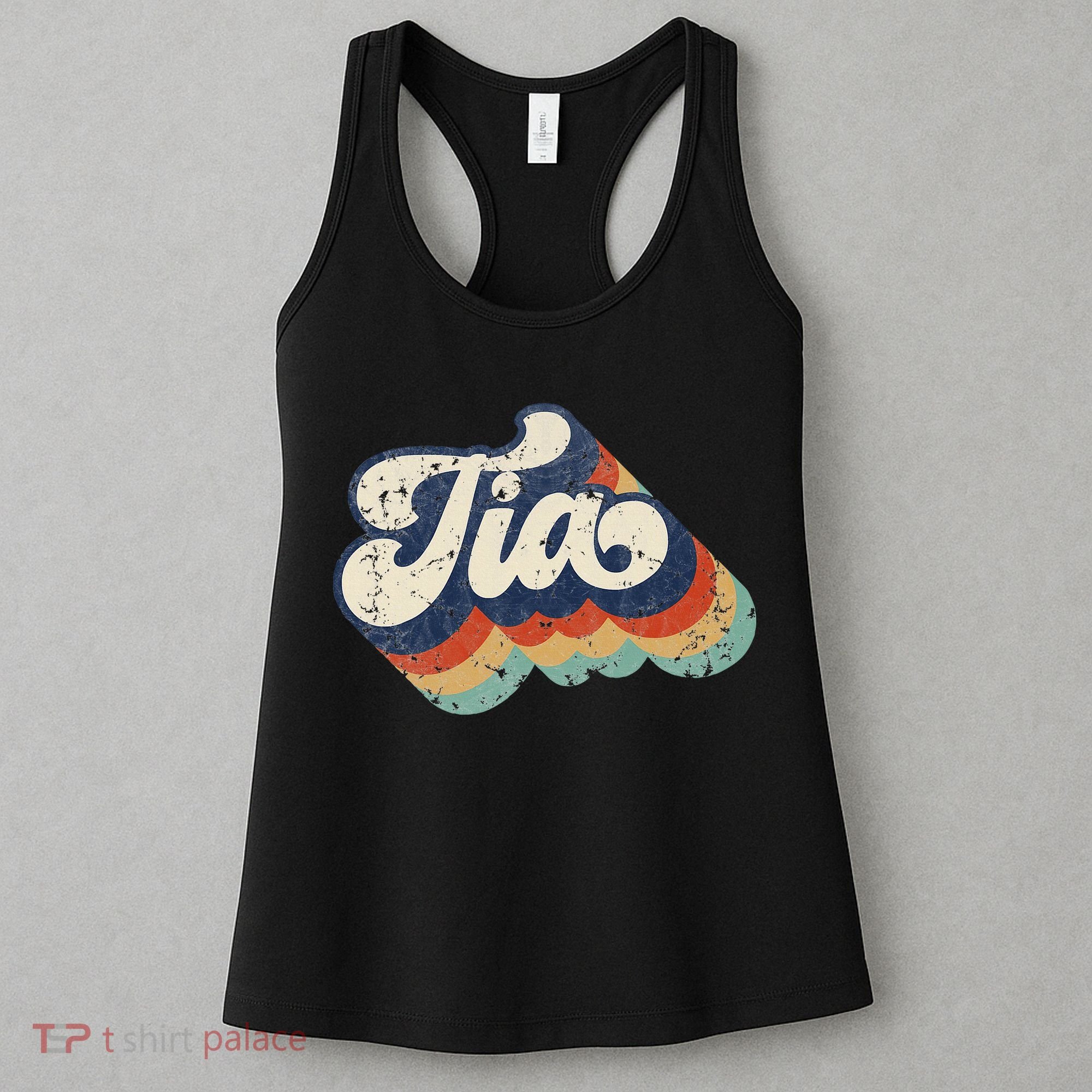 Retro Cute Tia For Auntie Best Tia Ever Aunt Women's Tank Top