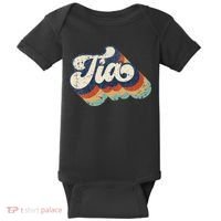 Retro Cute Tia For Auntie Best Tia Ever Aunt Baby Bodysuit thumb 0