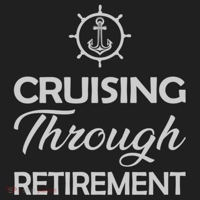Retired Cruising Through Retirement Gift 24oz Duet Stainless Steel Tumbler