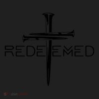 Redeemed Collection: The Ultimate Redeemer 3 Nails Cross Black On Black Golf Towel thumb 3