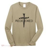 Redeemed Collection: The Ultimate Redeemer 3 Nails Cross Black On Black Long Sleeve Shirt thumb 0