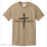 Redeemed Collection: The Ultimate Redeemer 3 Nails Cross Black On Black Kids T-Shirt thumb 0