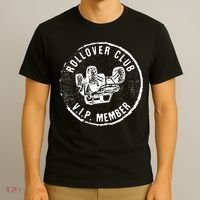 Rollover Club UTV SXS Funny Side By Side Offroad Riding T-Shirt thumb 3