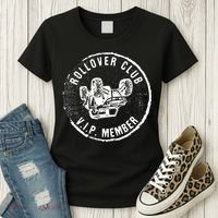 Rollover Club UTV SXS Funny Side By Side Offroad Riding Women's T-Shirt thumb 3