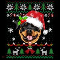 Rottweiler Christmas Ugly Sweater Rottweiler Tree Light Xmas Gift Coffee Mug thumb 5