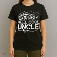 Reel Cool Uncle Fishing Daddy Fathers Day Dad Gifts For  T-Shirt thumb 4