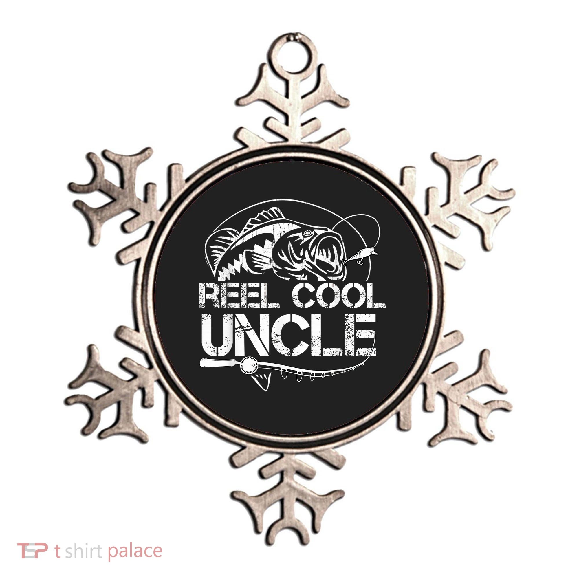 Reel Cool Uncle Fishing Daddy Fathers Day Dad Gifts For  Ornament