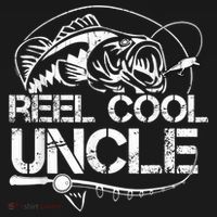 Reel Cool Uncle Fishing Daddy Fathers Day Dad Gifts For  Baby Bodysuit thumb 2
