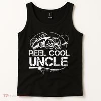 Reel Cool Uncle Fishing Daddy Fathers Day Dad Gifts For  Tank Top thumb 2