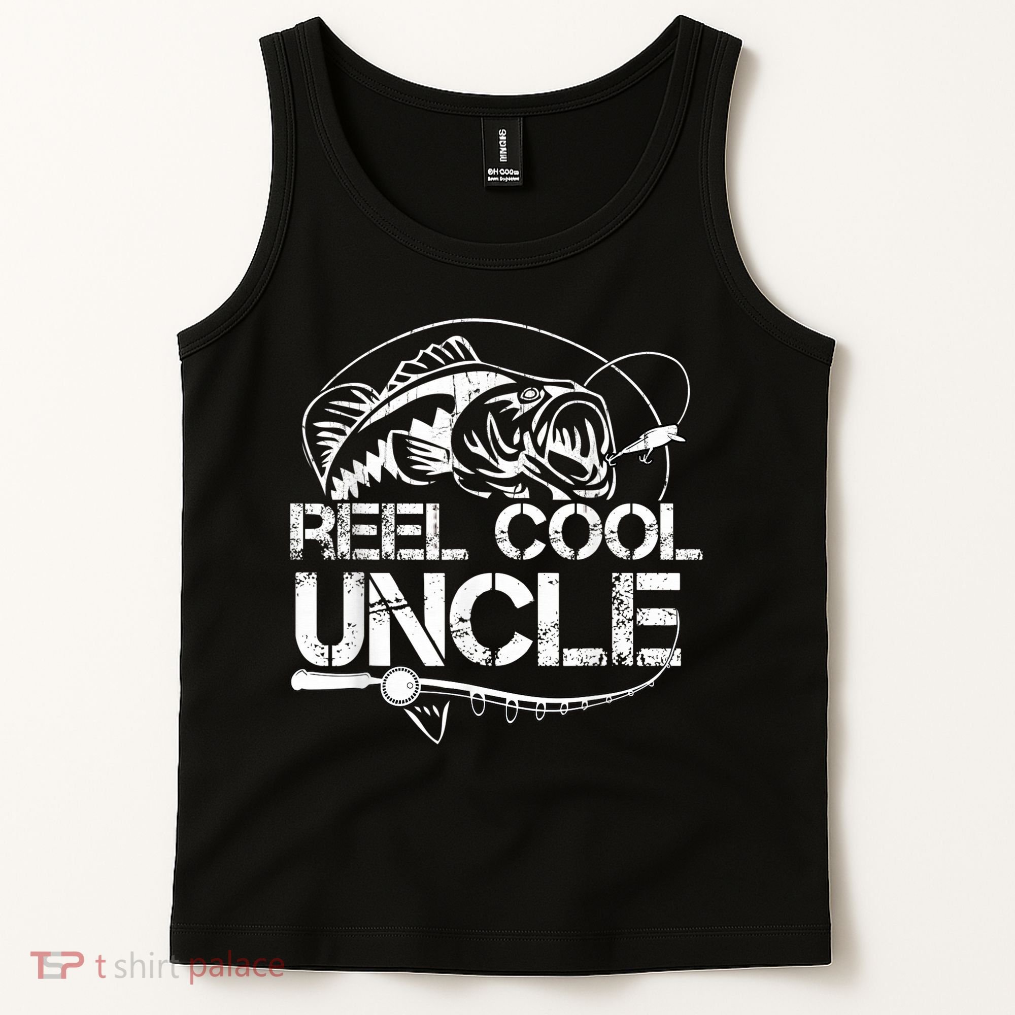 Reel Cool Uncle Fishing Daddy Fathers Day Dad Gifts For  Tank Top