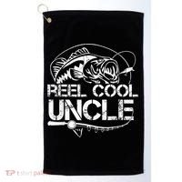 Reel Cool Uncle Fishing Daddy Fathers Day Dad Gifts For  Golf Towel thumb 0