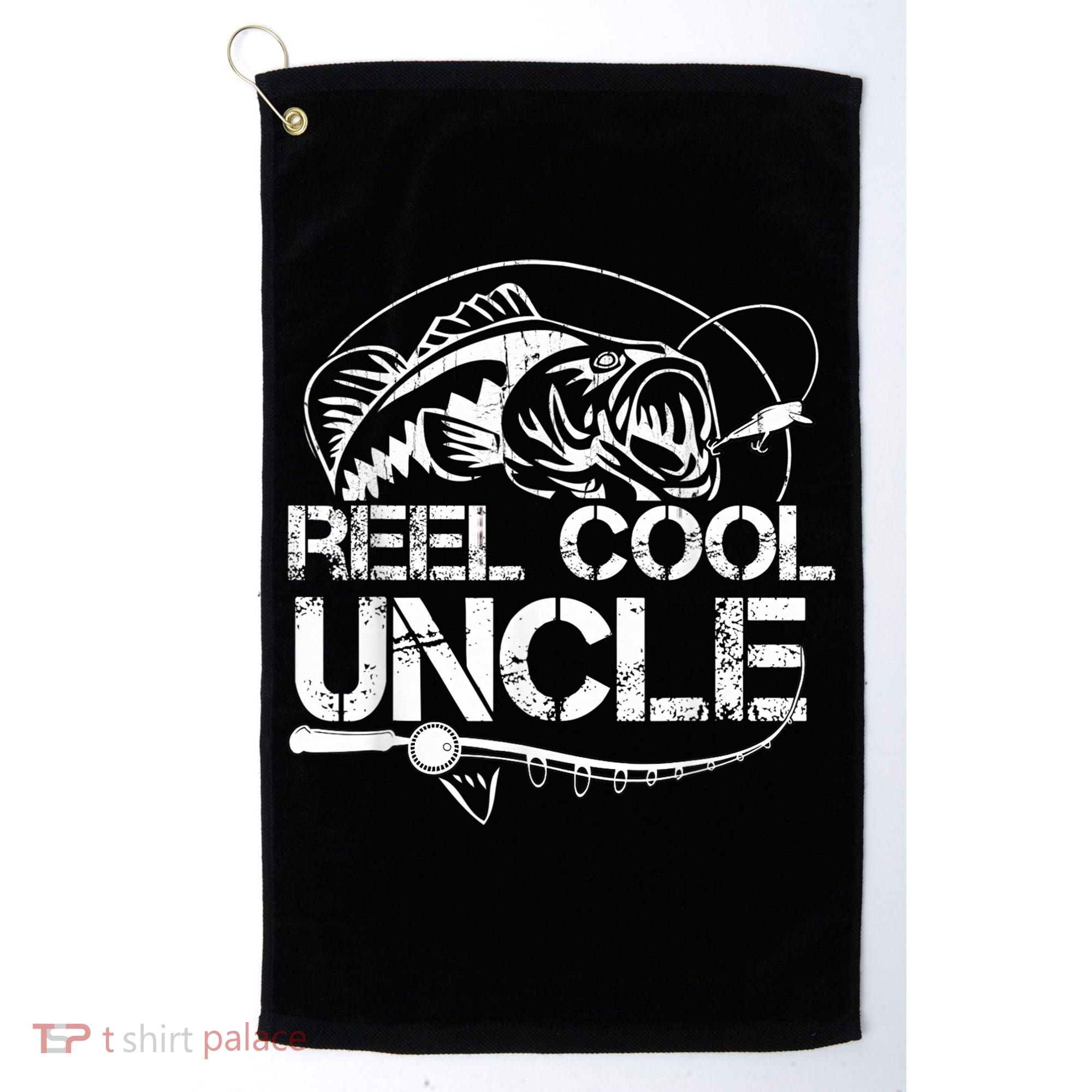 Reel Cool Uncle Fishing Daddy Fathers Day Dad Gifts For  Golf Towel