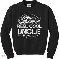 Reel Cool Uncle Fishing Daddy Fathers Day Dad Gifts For  Kids Sweatshirt thumb 0