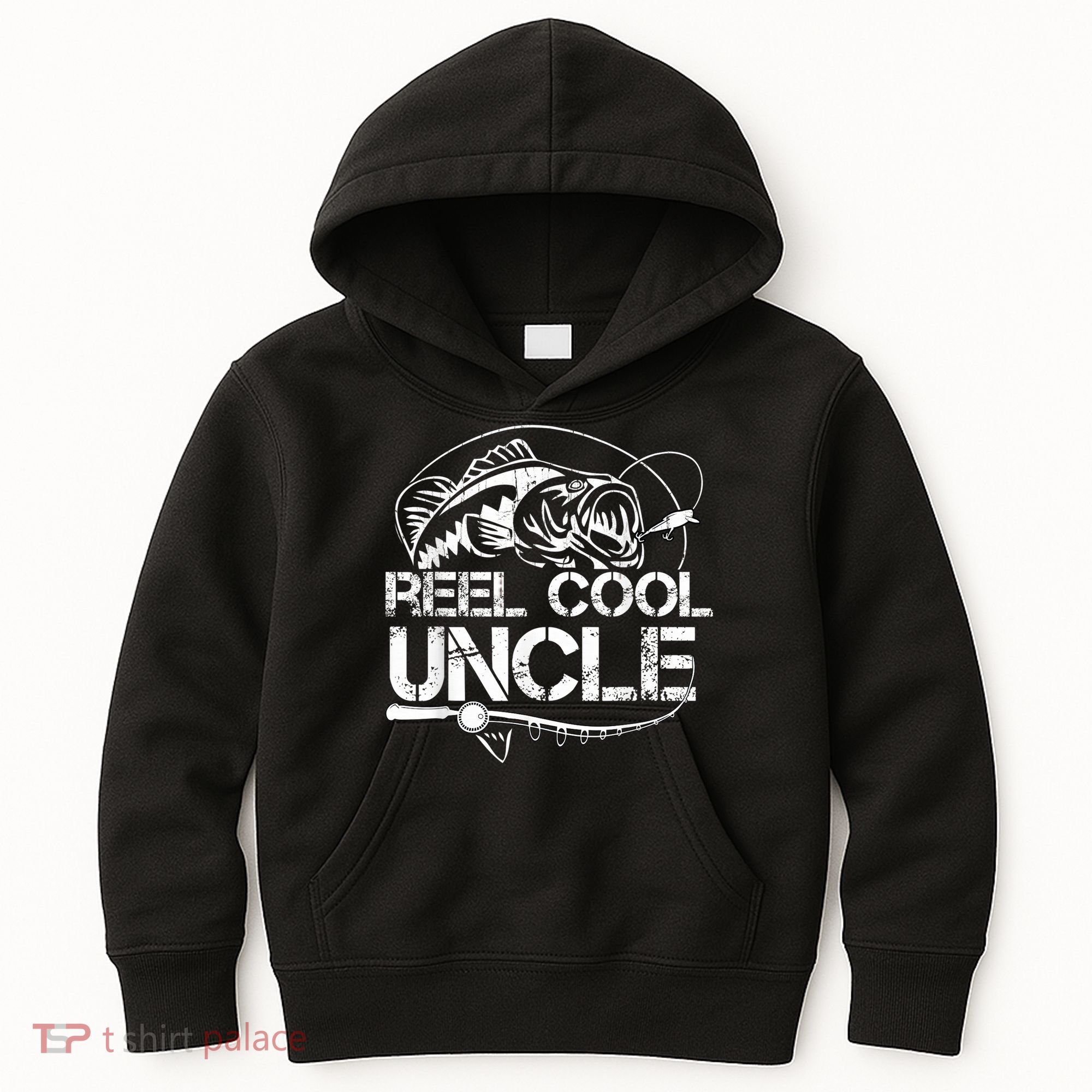 Reel Cool Uncle Fishing Daddy Fathers Day Dad Gifts For  Kids Hoodie