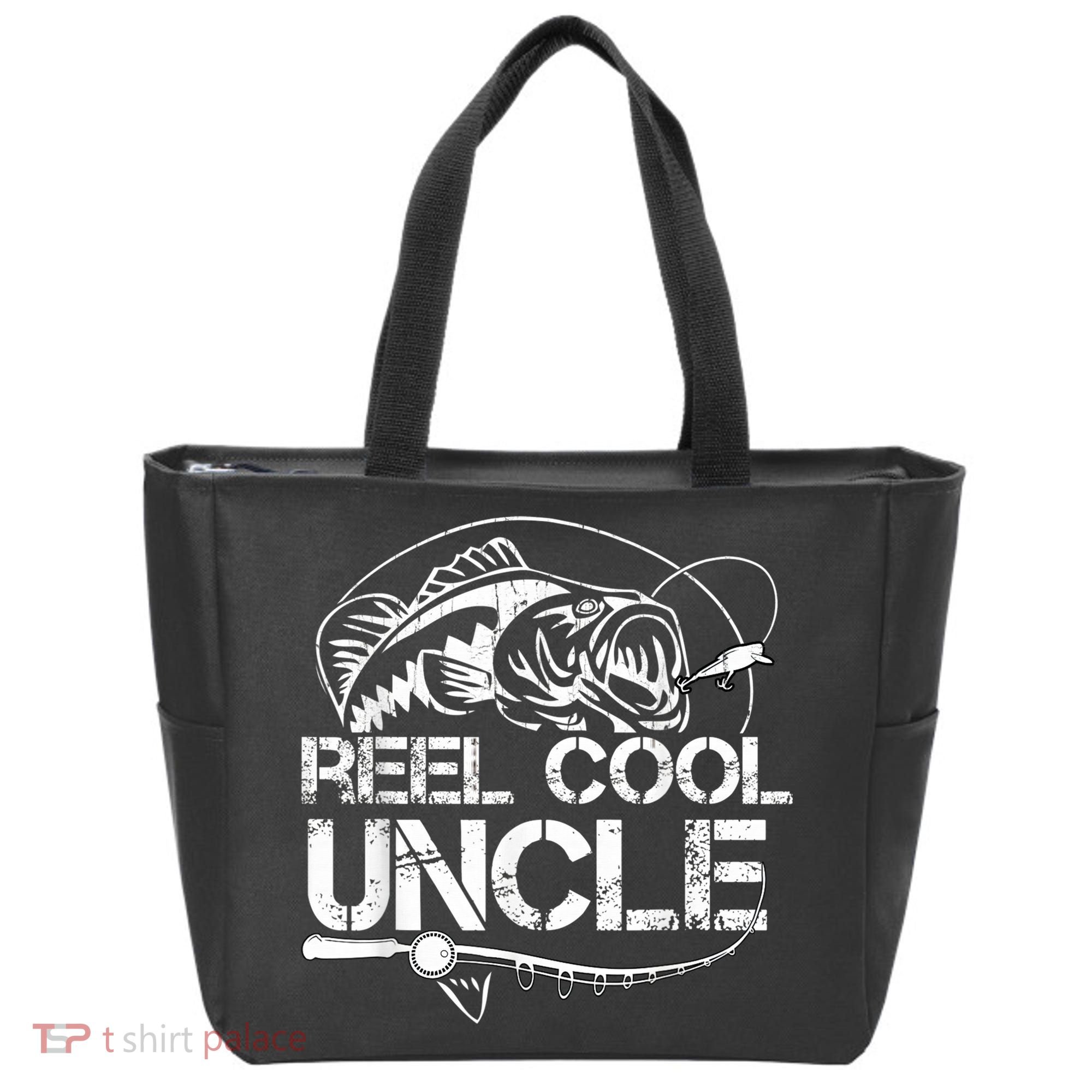 Reel Cool Uncle Fishing Daddy Fathers Day Dad Gifts For  Tote Bag
