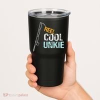 Reel Cool Unkie Uncle Gift From Niece Or Nephew Tumbler thumb 2