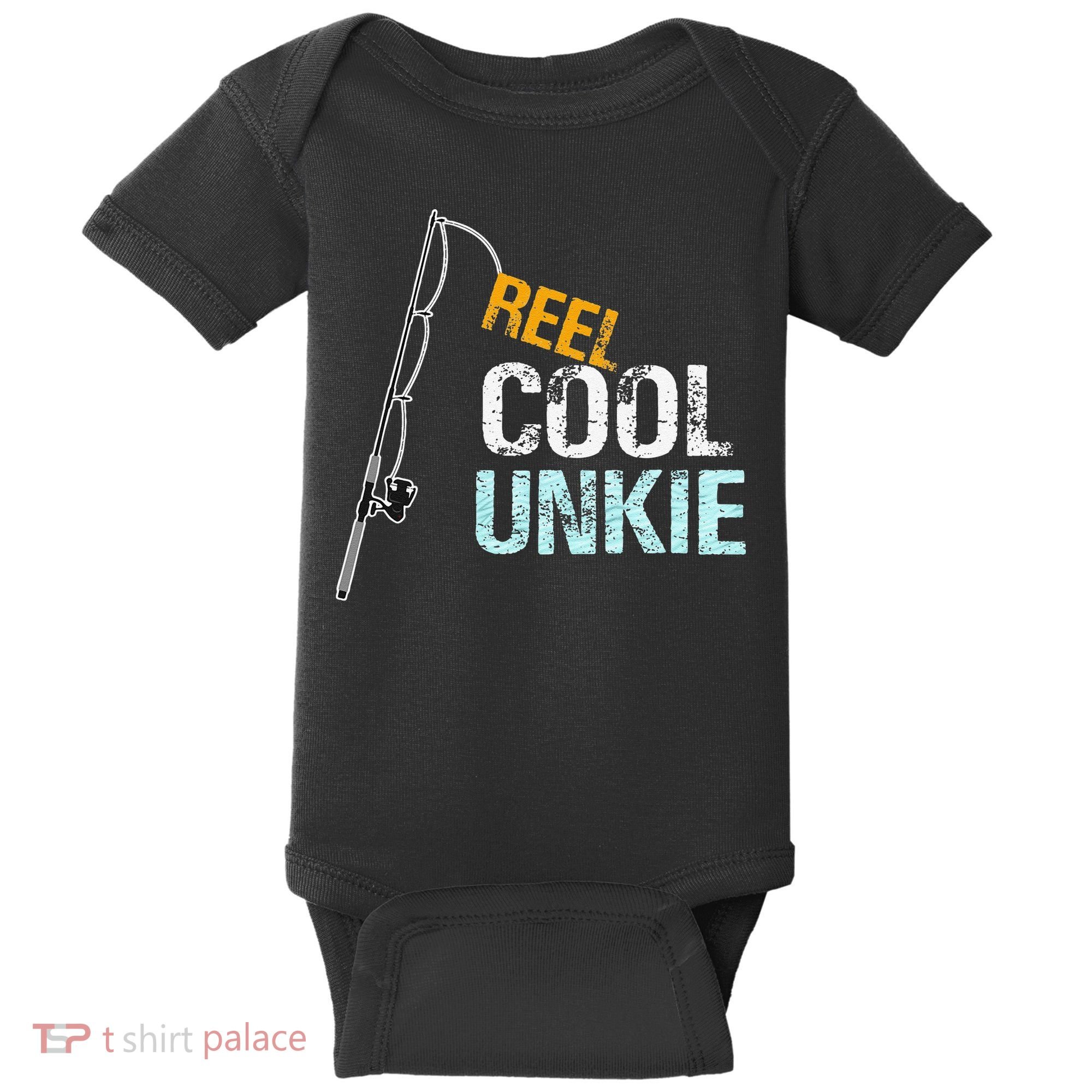 Reel Cool Unkie Uncle Gift From Niece Or Nephew Baby Bodysuit