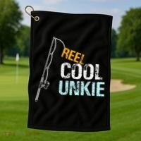 Reel Cool Unkie Uncle Gift From Niece Or Nephew Golf Towel thumb 1