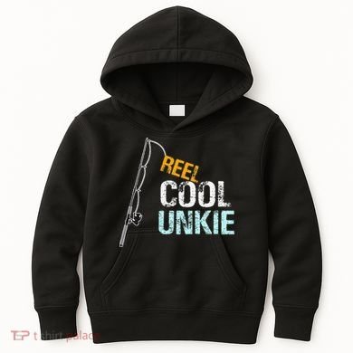 Reel Cool Unkie Uncle Gift From Niece Or Nephew Kids Hoodie