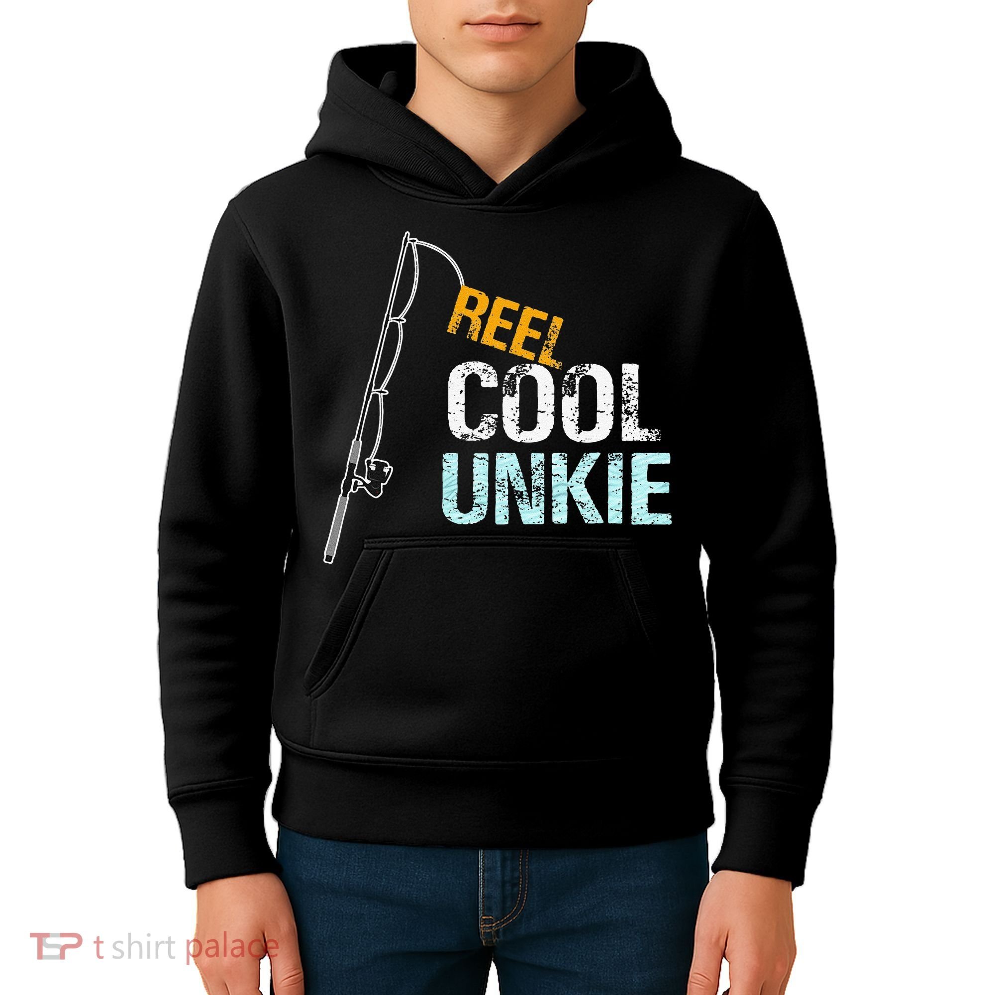 Reel Cool Unkie Uncle Gift From Niece Or Nephew Kids Hoodie