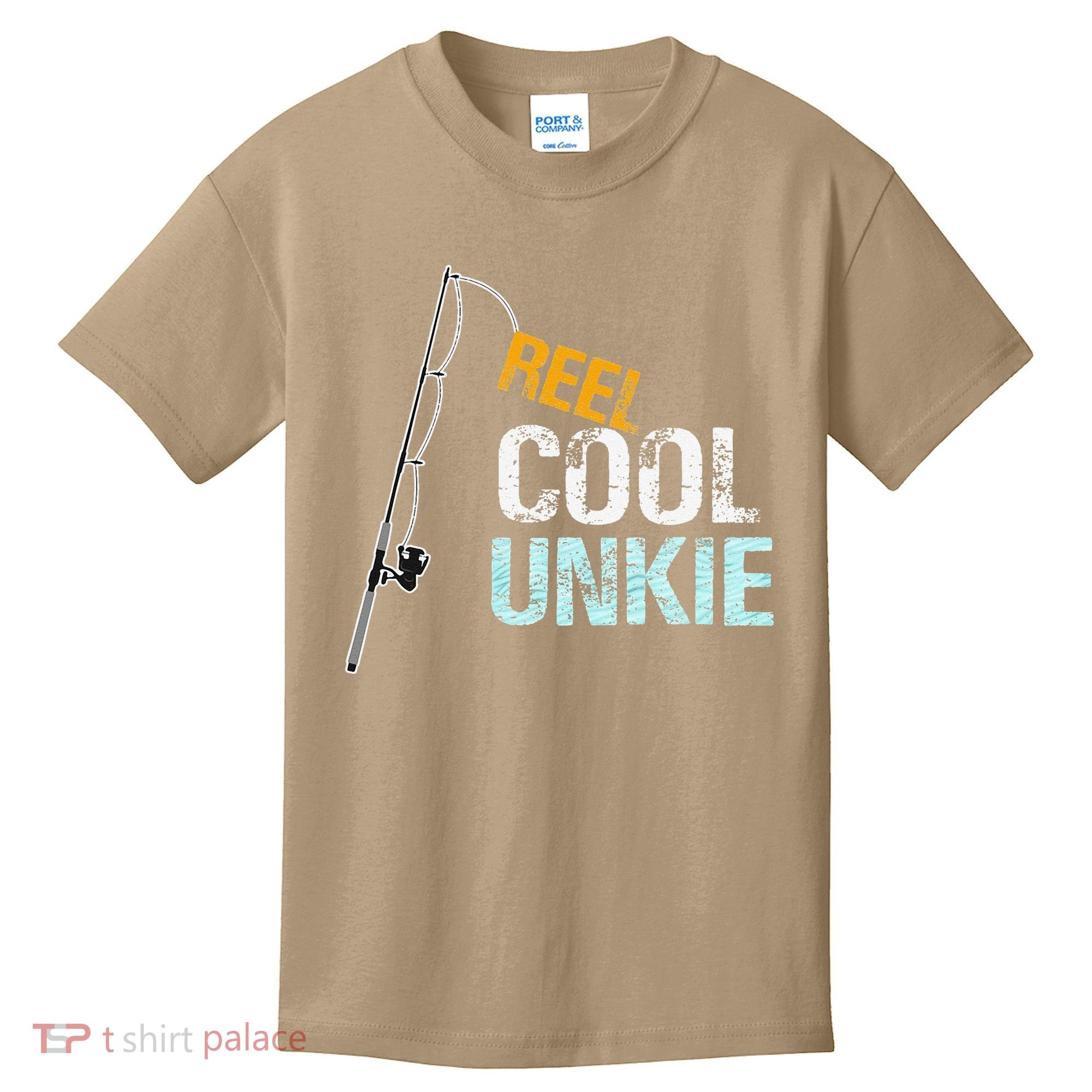 Reel Cool Unkie Uncle Gift From Niece Or Nephew Kids T-Shirt