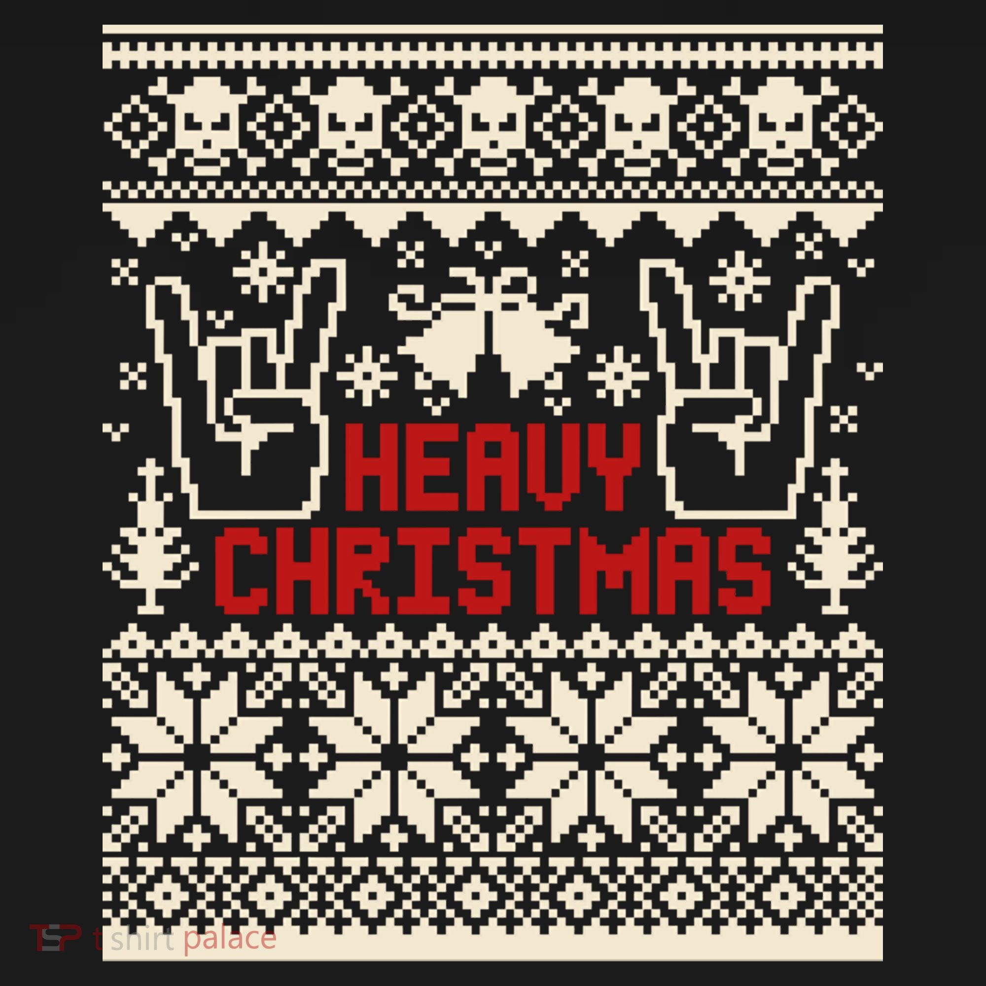 Rock Christmas Ugly Sweater Rocknroll Music Merry Christmas Gift Women's Hoodie