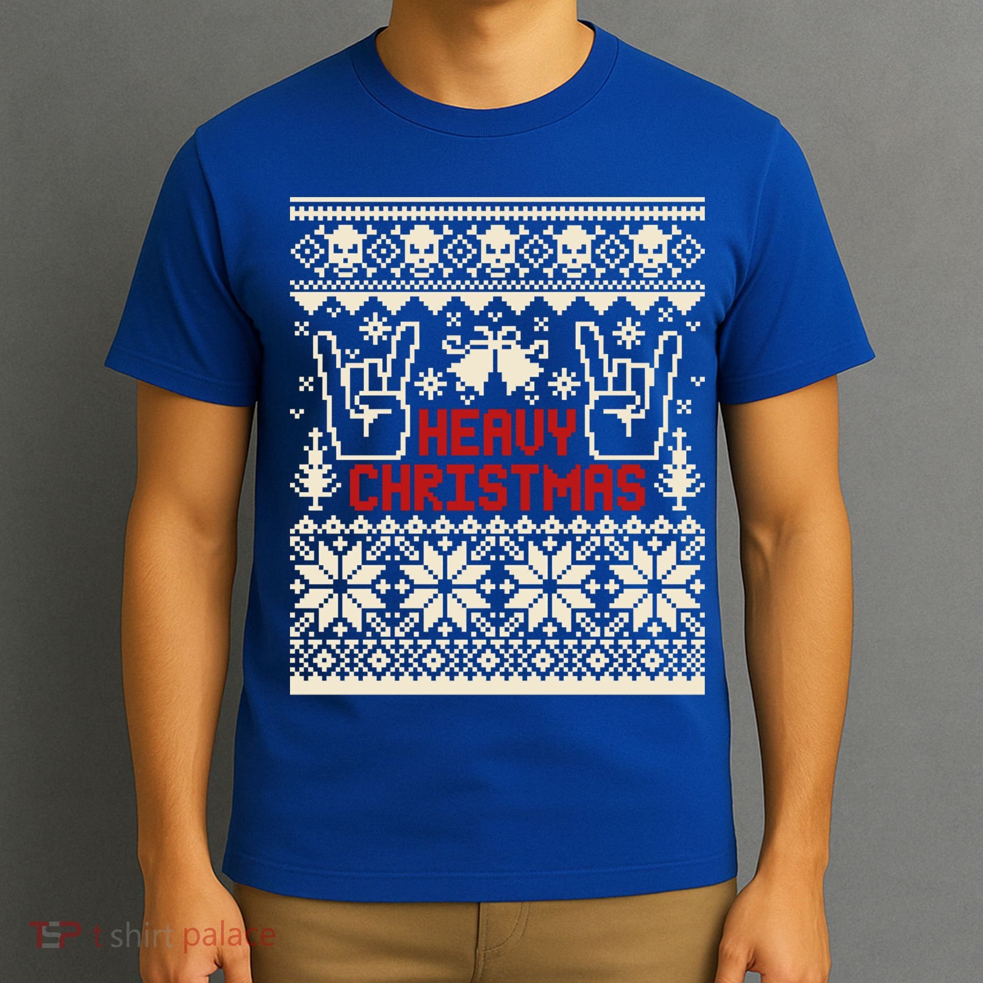 Rock Christmas Ugly Sweater Rocknroll Music Merry Christmas Gift T-Shirt