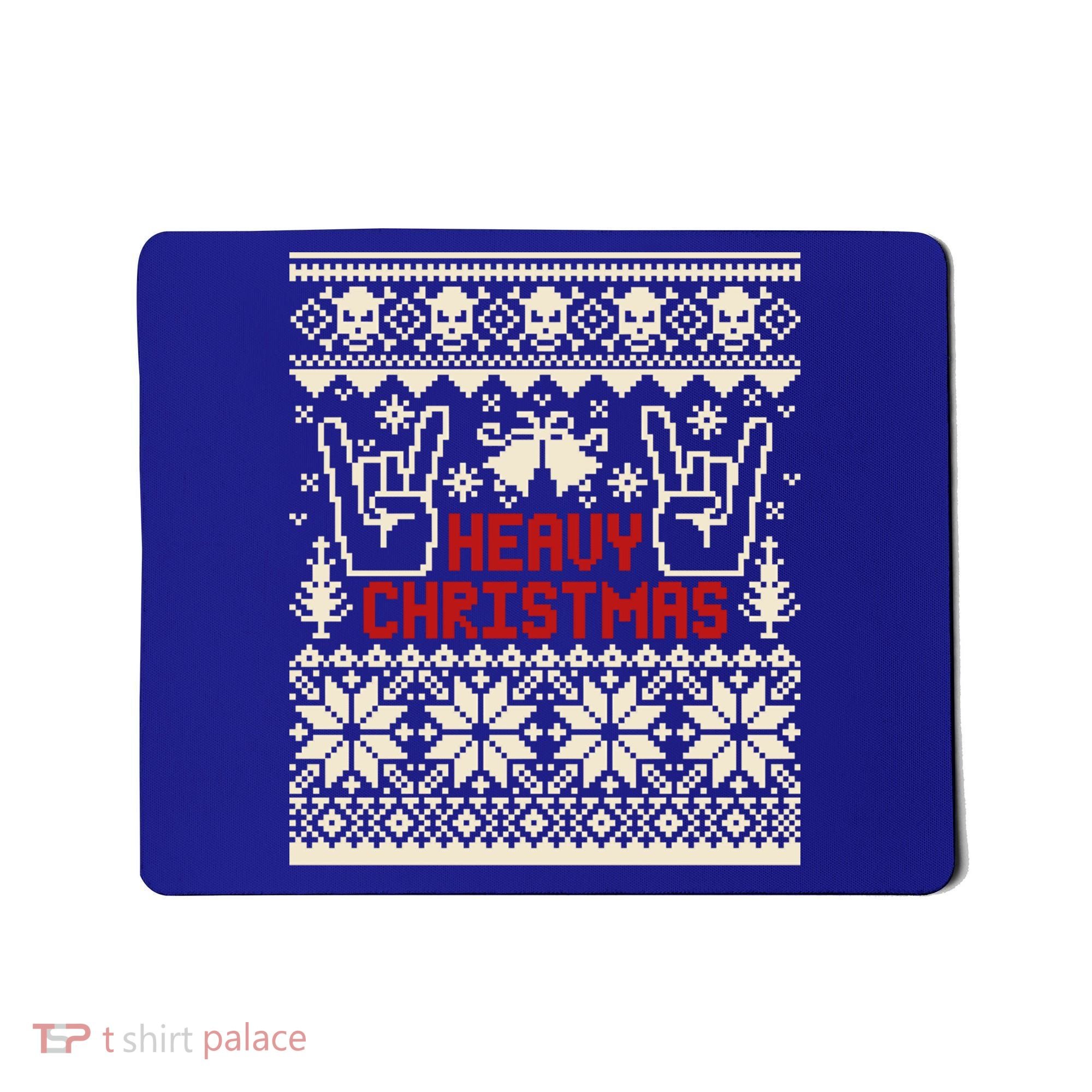 Rock Christmas Ugly Sweater Rocknroll Music Merry Christmas Gift Mousepad