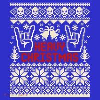 Rock Christmas Ugly Sweater Rocknroll Music Merry Christmas Gift Baby Bodysuit thumb 2