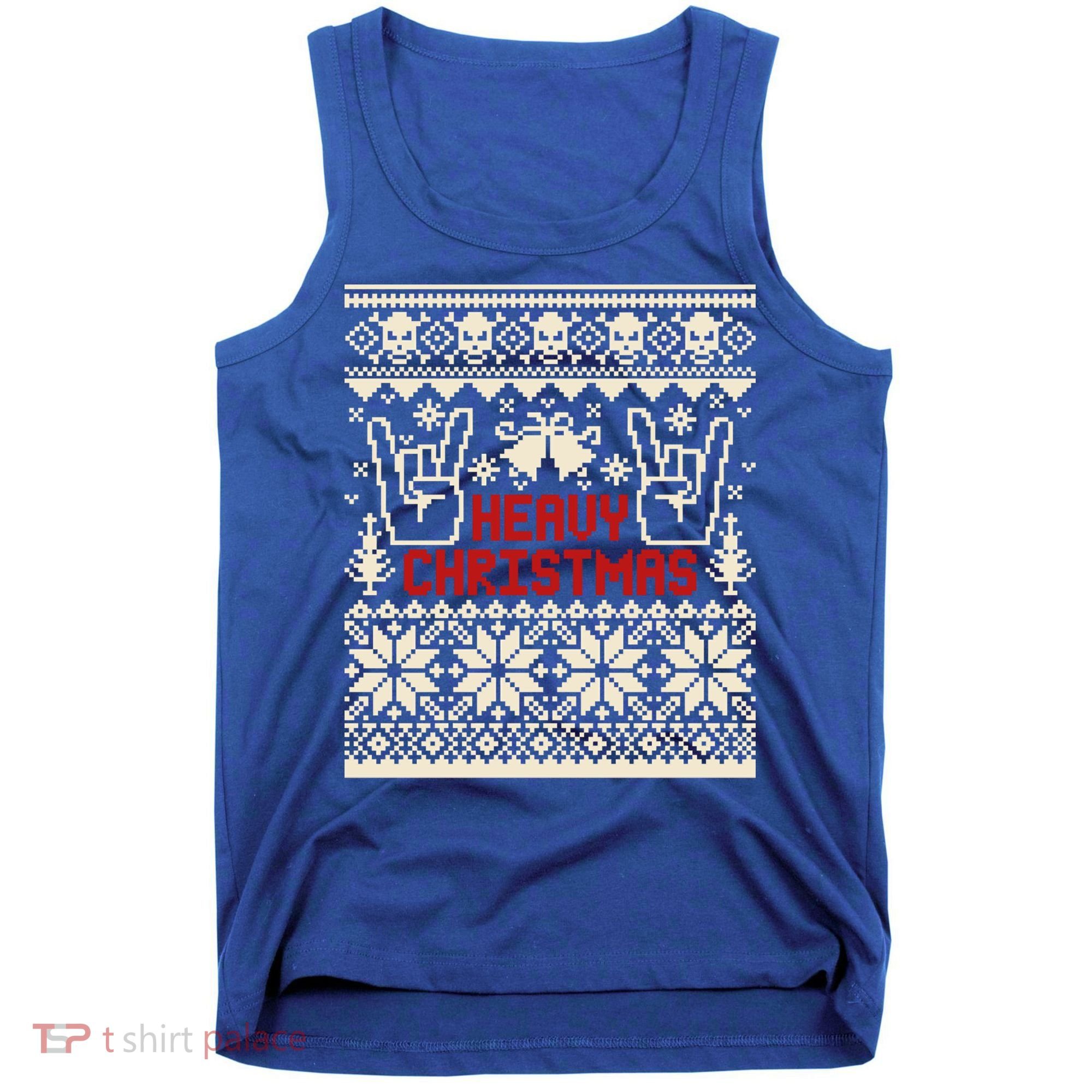 Rock Christmas Ugly Sweater Rocknroll Music Merry Christmas Gift Tank Top