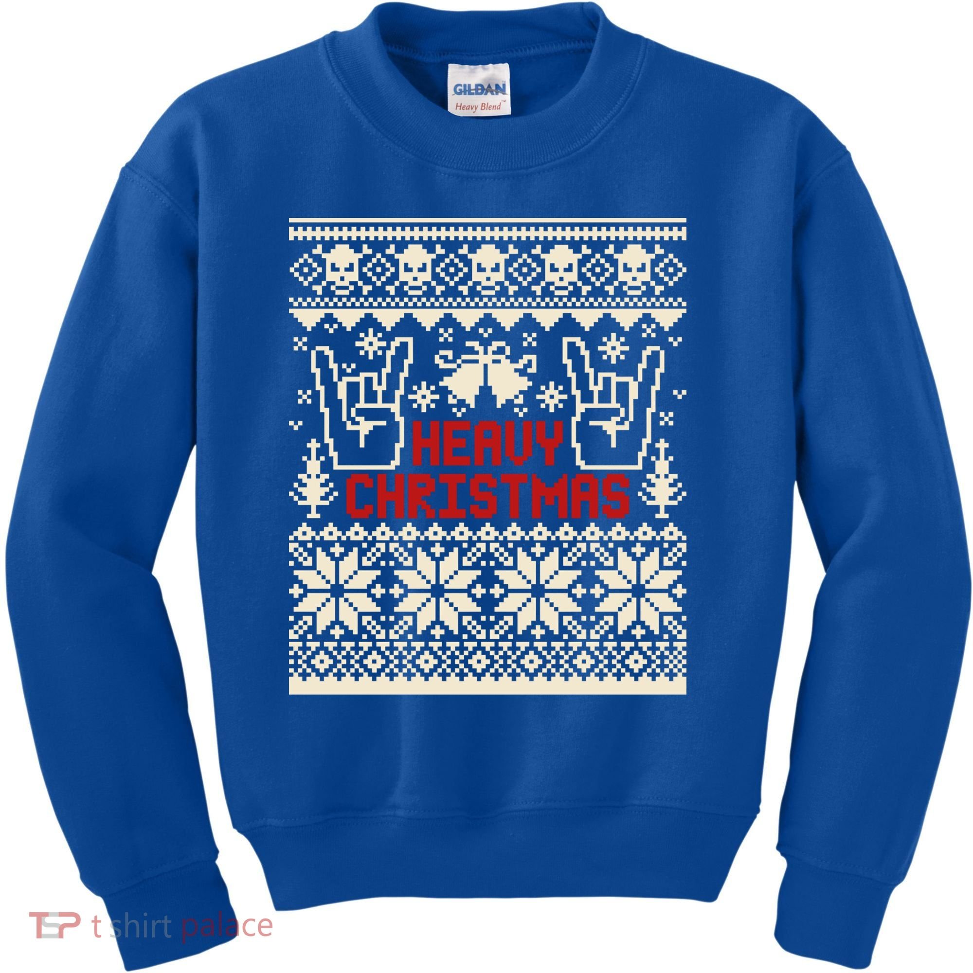 Rock Christmas Ugly Sweater Rocknroll Music Merry Christmas Gift Kids Sweatshirt