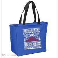 Rock Christmas Ugly Sweater Rocknroll Music Merry Christmas Gift Tote Bag thumb 2