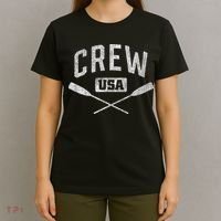 Rowing Crew Usa Coxswain Sculling Row Team T-Shirt thumb 4