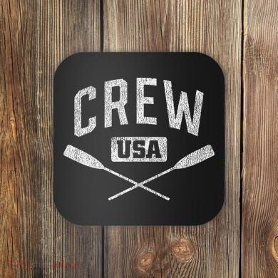 Rowing Crew Usa Coxswain Sculling Row Team Coaster