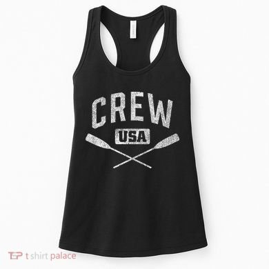 Rowing Crew Usa Coxswain Sculling Row Team Women's Tank Top