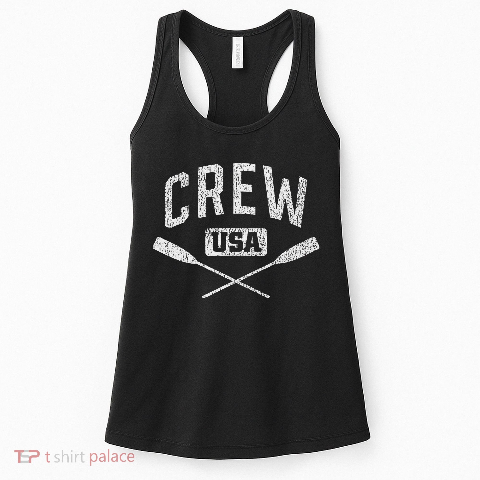 Rowing Crew Usa Coxswain Sculling Row Team Women's Tank Top