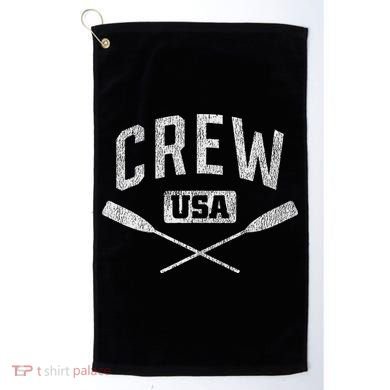 Rowing Crew Usa Coxswain Sculling Row Team Golf Towel
