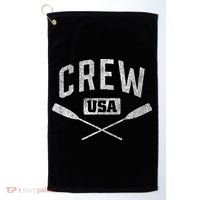 Rowing Crew Usa Coxswain Sculling Row Team Golf Towel thumb 0
